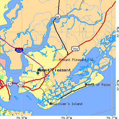 Mount Pleasant map