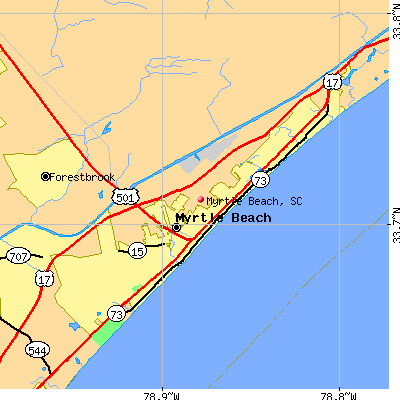 Myrtle Beach map