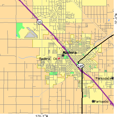 Madera map