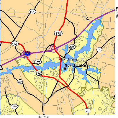 Northlake map