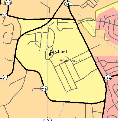 Oakland map