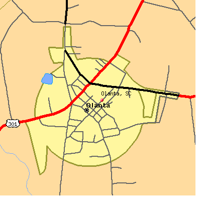 Olanta map