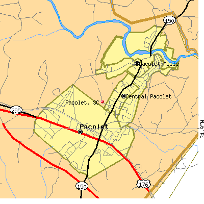 Pacolet map