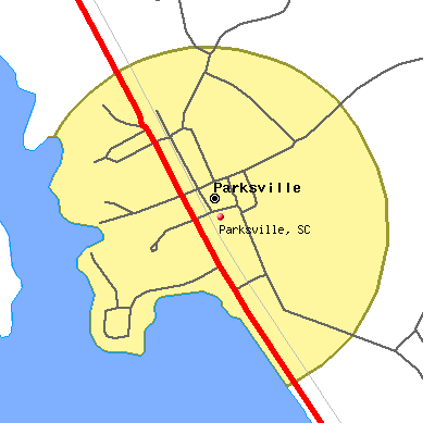 Parksville map
