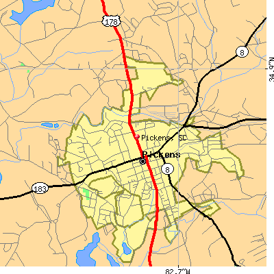 Pickens map