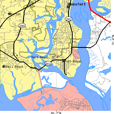 Port Royal map