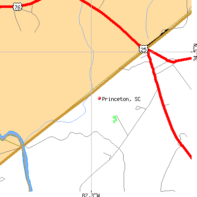 Princeton map