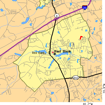 Red Bank map