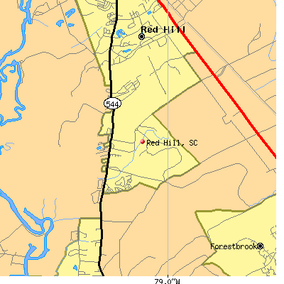 Red Hill map
