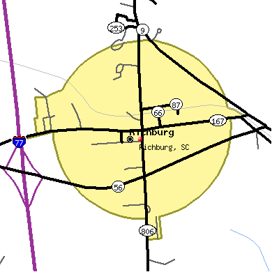 Richburg map