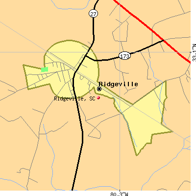 Ridgeville map