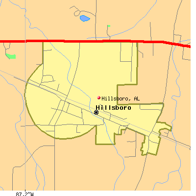 Hillsboro map
