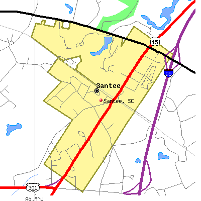 Santee map
