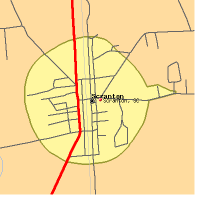 Scranton map