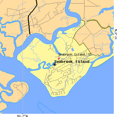 Seabrook Island map