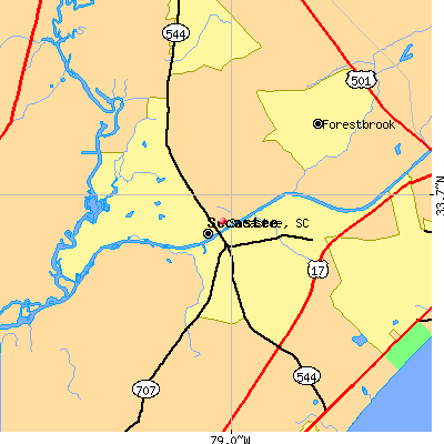 Socastee map