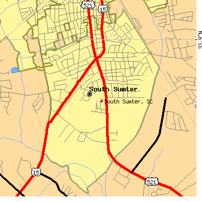South Sumter map