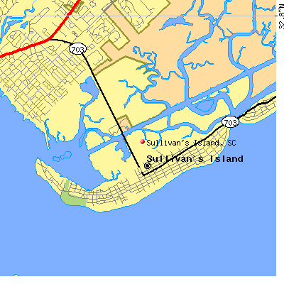 Sullivan's Island map