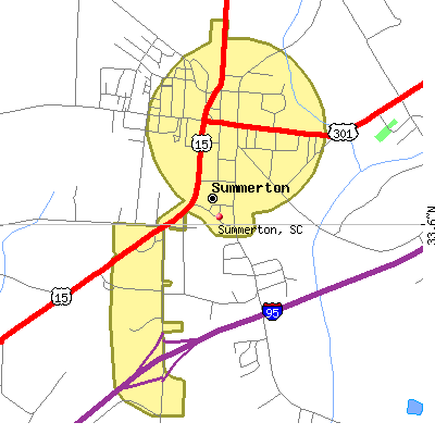 Summerton map