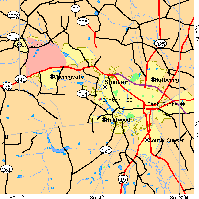 Sumter map