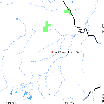 Markleeville map