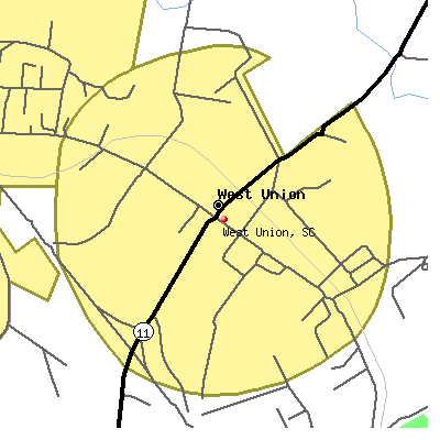 West Union map