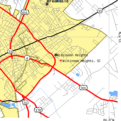 Wilkinson Heights map