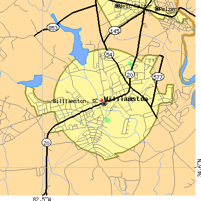 Williamston map