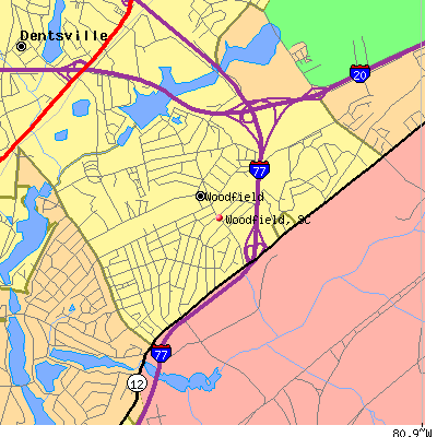 Woodfield map