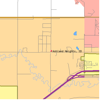 Ashland Heights map
