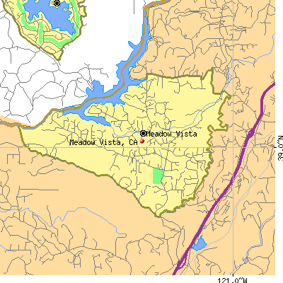 Meadow Vista map