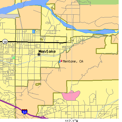 Mentone map