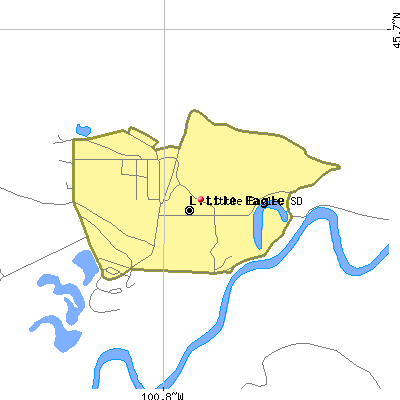 Little Eagle map
