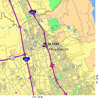 Milpitas map