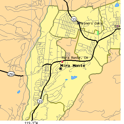Mira Monte map