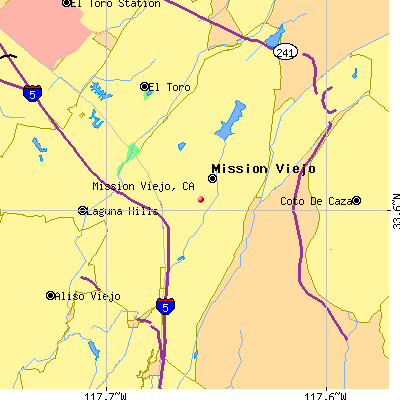 Mission Viejo map