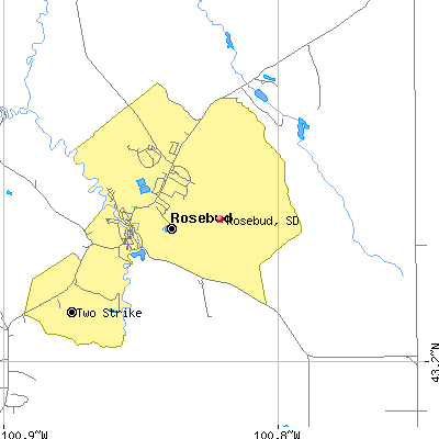 Rosebud map