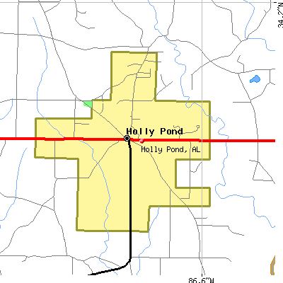 Holly Pond map