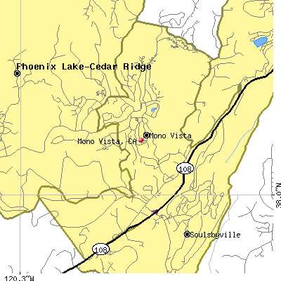 Mono Vista map