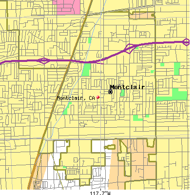Montclair map