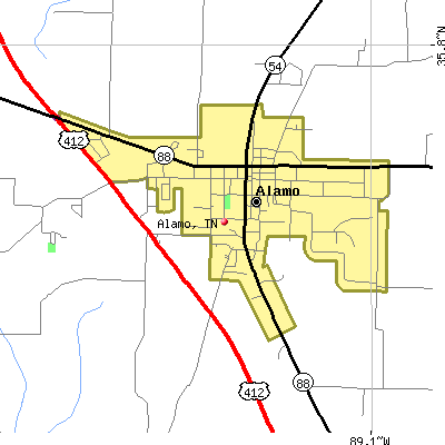 Alamo map