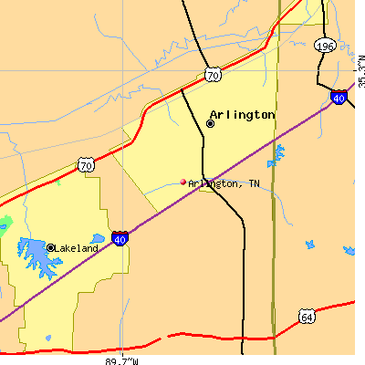 Arlington map
