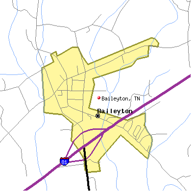 Baileyton map