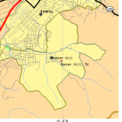 Banner Hill map