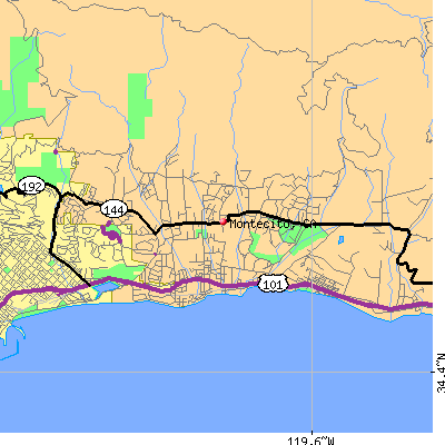 Montecito map