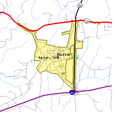 Baxter map