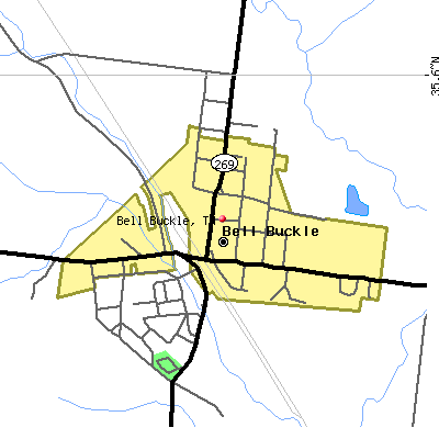 Bell Buckle map