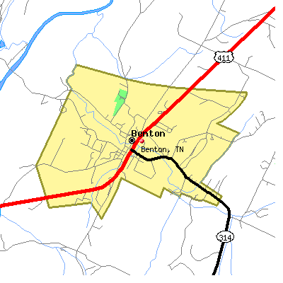 Benton map