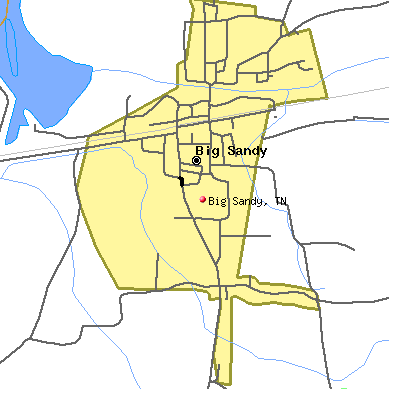 Big Sandy map