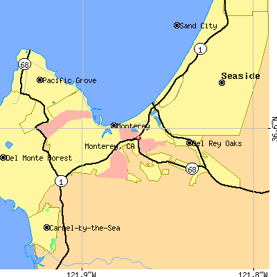 Monterey map